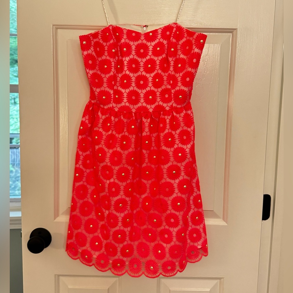 Lilly Pulitzer strapless dress, size 4